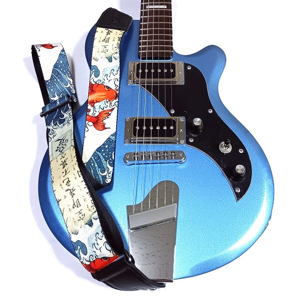 Supro WestburyにRoswell Pickups (ロズウェル・ピックアップス) Humbucker size Open Covered P90を搭載した画像3