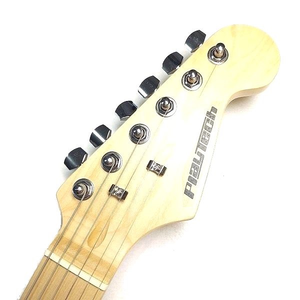 激安ストラトタイプギター PLAYTECH ST250SSH Maple ネックヘッドアップ ST250 シリーズ レビュー