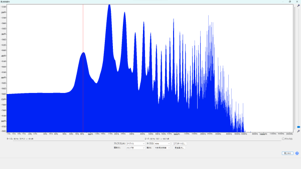 Seymour Duncan (セイモア・ダンカン) STR-3 Quarter Pound Tele 倍音特性 (E2/82.407Hz)