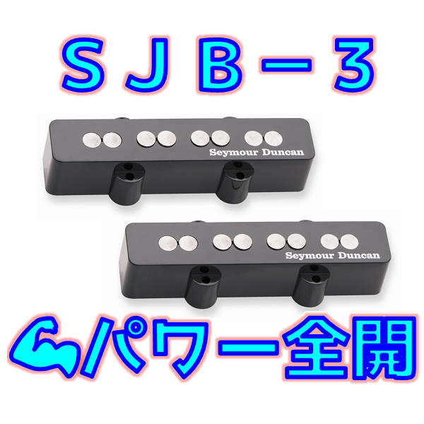 SJB-3] Seymour Duncan Quarter Pound Jazz Bass パワー全開 