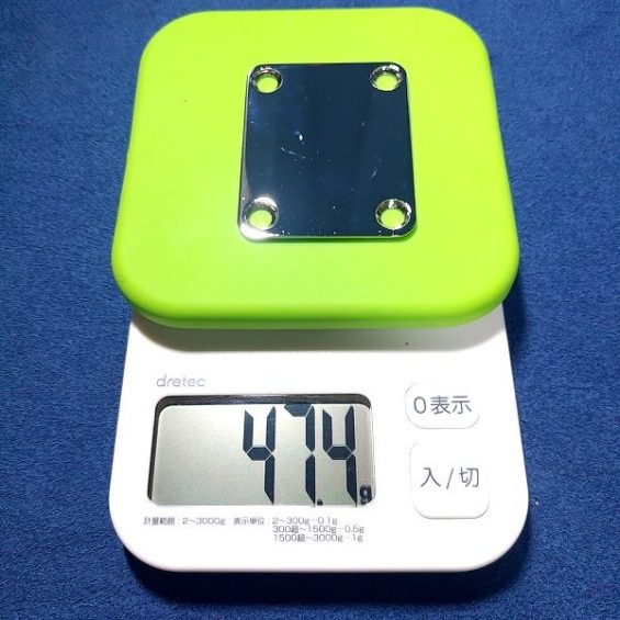 Acepror純正プレート (スチール / 2.0mm) 重量