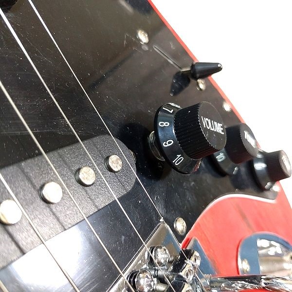 指板が光る安ギター MUSOO カスタムエレキギター LED付 MST2110 ピックアップ4