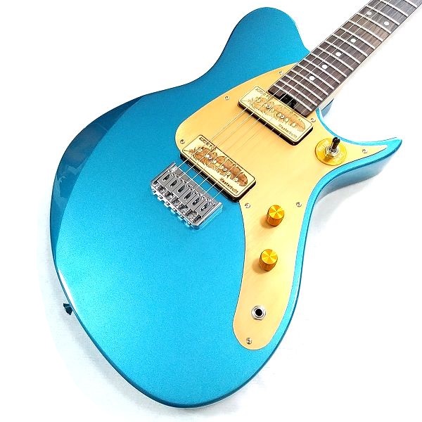 取付け：Amazonで買える激安ギターパーツ アルミ製カラースイッチワッシャー Jet×ゴールド 1