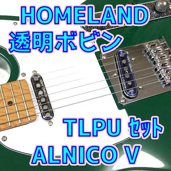 激安ギターピックアップ 調査第24回 HOMELAND クリアボビン TLピックアップセット