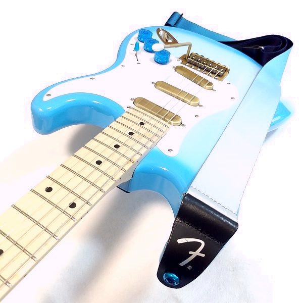 Fender 2" Ombre Strap Belair Blue ギターストラップ 装着 Indio by Monoprice Cali Classic Model610164 脳ミソによくないカッコよさ