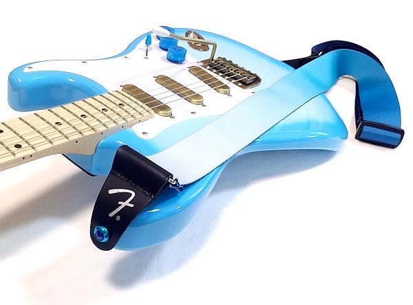 Fender 2" Ombre Strap Belair Blue ギターストラップ 装着 Indio by Monoprice Cali Classic Model610164 その9