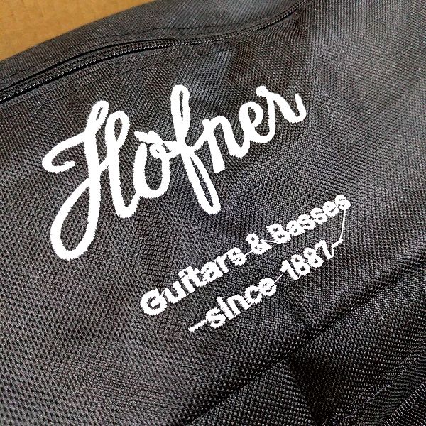 Hofner Shorty トラベルミニギター 専用ケース (ギグバッグ) ポケット ブランドロゴ