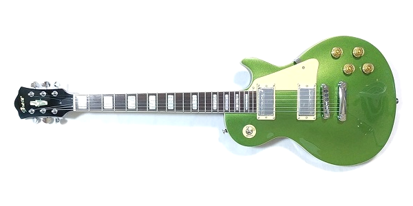 ルックス Amazonで買える激安ギター GROTE LP Style Metallic Paints Green LPタイプ (LP-03) 全体図