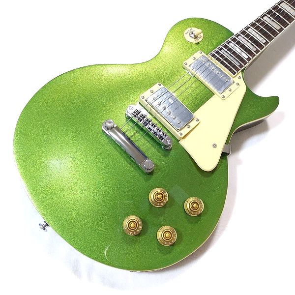 ルックス Amazonで買える激安ギター GROTE LP Style Metallic Paints Green LPタイプ フィニッシュ ボディトップ 1