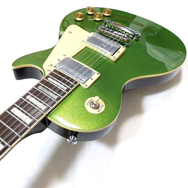 演奏性 Amazonで買える激安ギター GROTE LP Style Metallic Paints Green LPタイプ ボディ 1