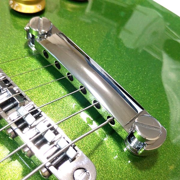 演奏性 Amazonで買える激安ギター GROTE LP Style Metallic Paints Green LPタイプ テールピース