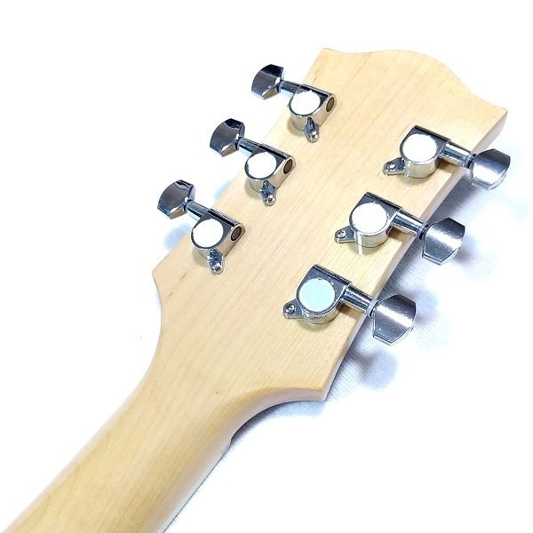 ルックス：ボ・ディドリー風長方形安ギター TOKYO GUITARS QB-100 パーツグレード 2