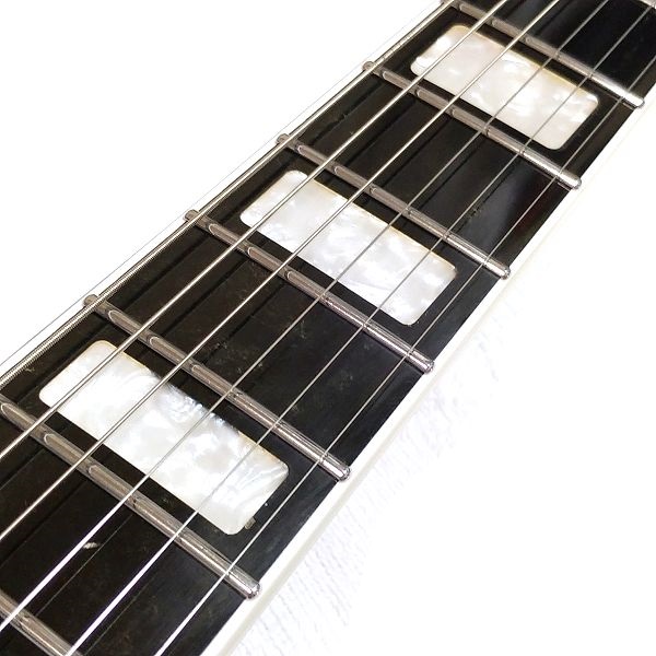 演奏性：GROTE LPF-001 Amazonで買えるステンレスフレット搭載LP型セミアコ安ギター ネック 指板アップ