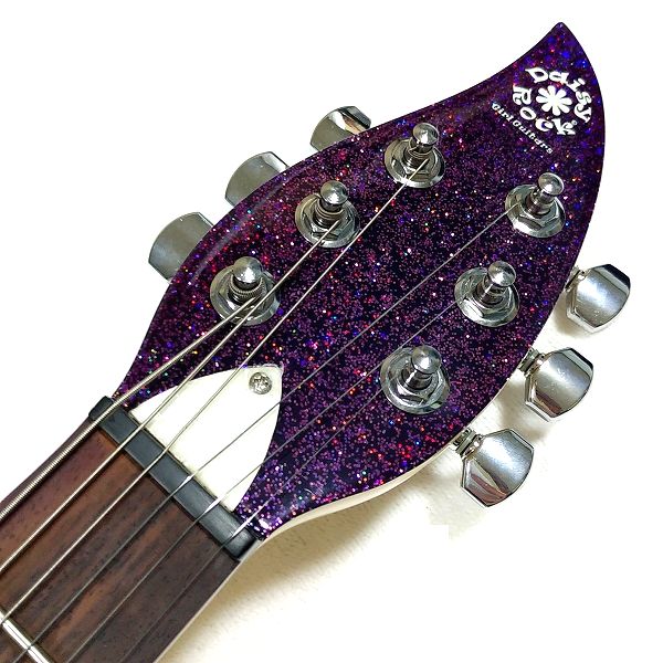 演奏性：Daisy Rock (デイジーロック) スター・アーティスト (LDSY6161) ド派手に可愛い星型レアギター ネック ヘッドトップ