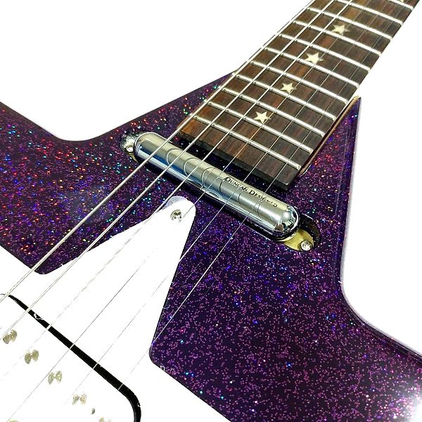 サウンド：Daisy Rock (デイジーロック) スター・アーティスト (LDSY6161) ド派手に可愛い星型レアギター ネックピックアップ (Duncan Designed LS-101) その1