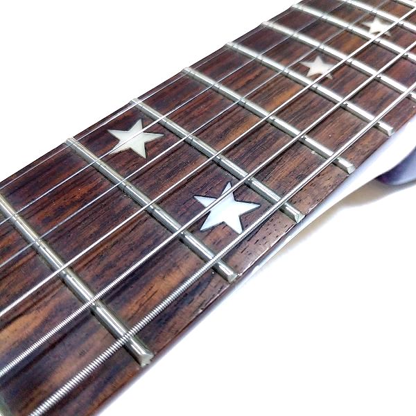 演奏性：Daisy Rock (デイジーロック) スター・アーティスト (LDSY6161) ド派手に可愛い星型レアギター フレット 2