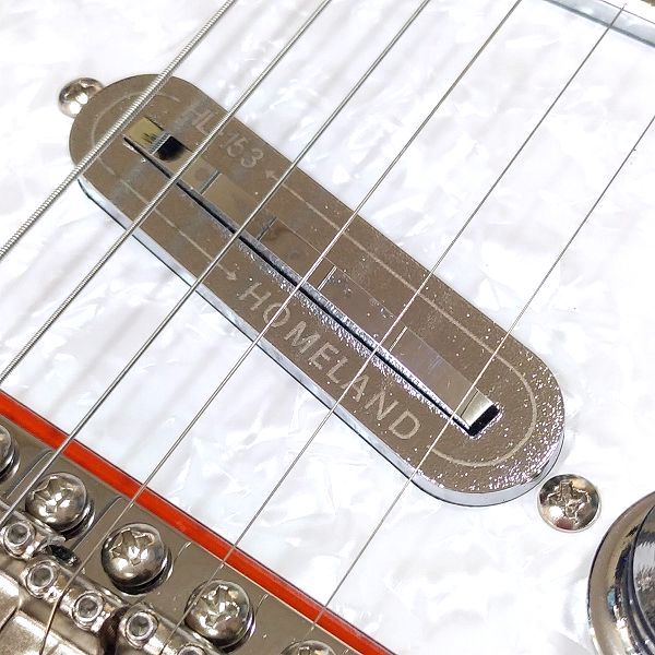 Amazon激安ギターピックアップ HOMELAND HL-153 ロボコップ風ブレード搭載スタックタイプ 倍音特性 (A2/110.00Hz)