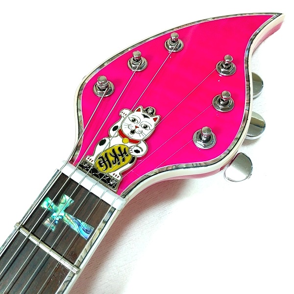 取付け：Hell Guitars 招き猫 金運爆上げギターロッドカバー 100％完全適合のギター 1