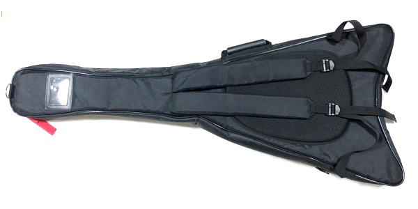 外観：7年間放置された変形ギターケース CNB製 EGB-1680/FV 裏面横