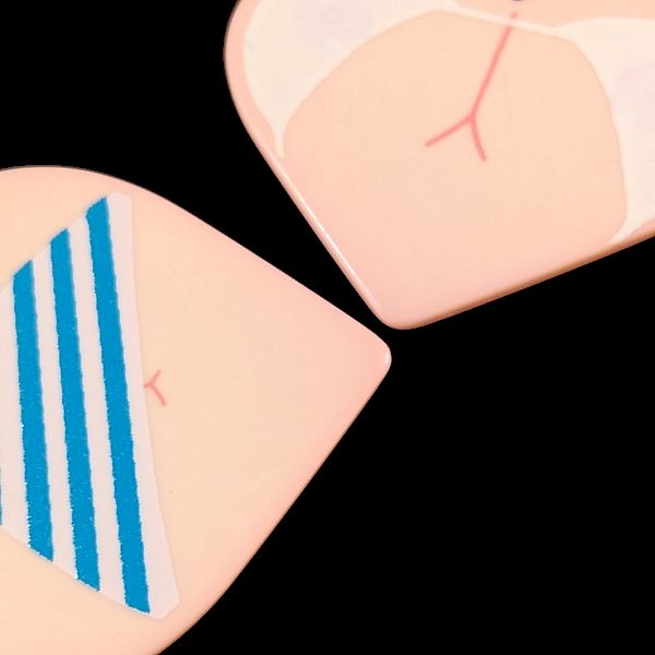 寸法 おしりピック＆ビキニピック ピックの角度