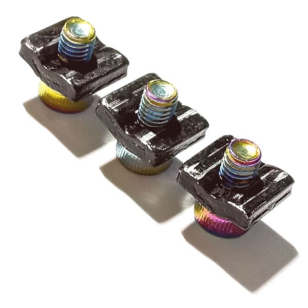 ヒートグラデーションレインボー仕様 ロックナットキャップスクリュー その2