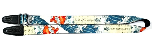 寸法 LEVY'S ( レヴィース ) MPD2-016 鯉柄ギターストラップ 最長設定