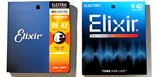 新旧パッケージ比較 Elixir (エリクサー) NANOWEB パッケージ表