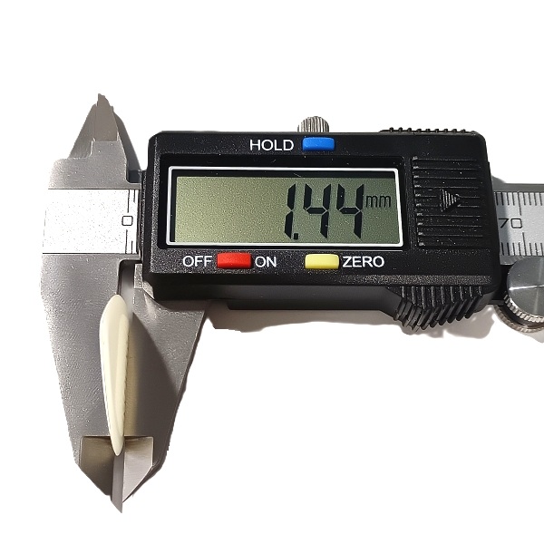 サイズ｜JIM DUNLOP (ジムダンロップ) 446 Nylon Glow Standard 厚さ 滑り止め加工部