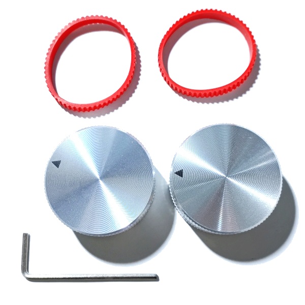 未知との遭遇にトキメキ！ uxcell アルミ製ゴムリングノブ選手 本体と付属品