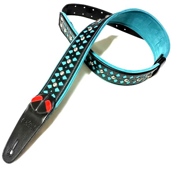 寸法 RightOn!STRAPS ( ライト・オン・ストラップス ) ARMOUR 高級ギターストラップ 重量感