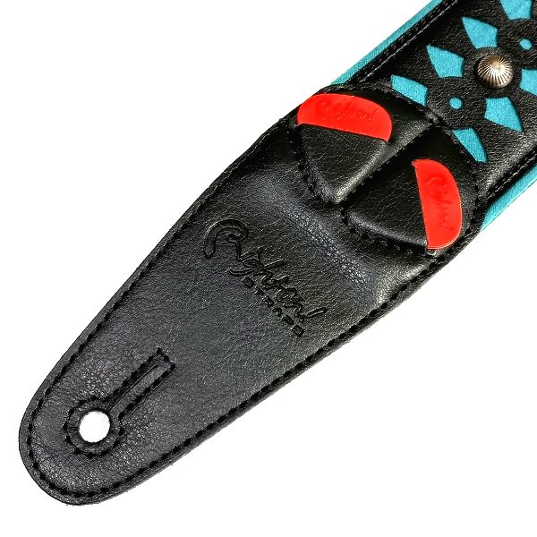 ストラップエンド RightOn!STRAPS ( ライト・オン・ストラップス ) ARMOUR 高級ギターストラップ 本体側