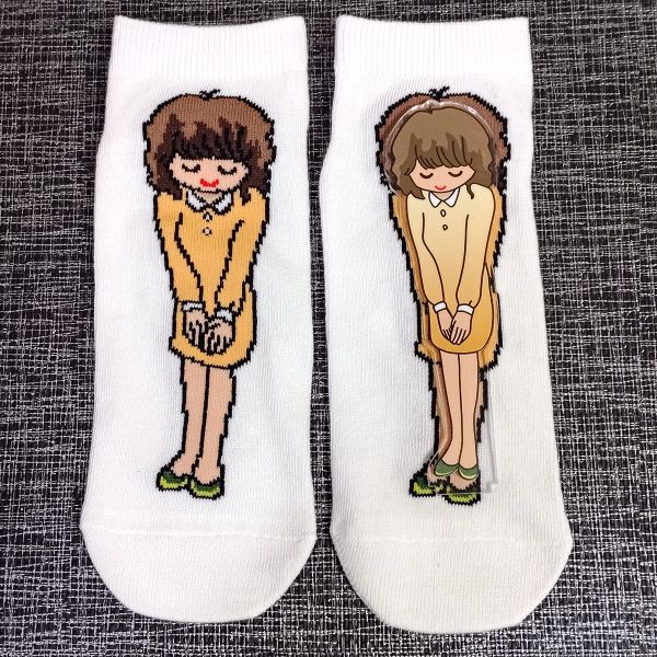履き心地 スニーカー丈ホワイト サウンドハウスお姉さん靴下 その3