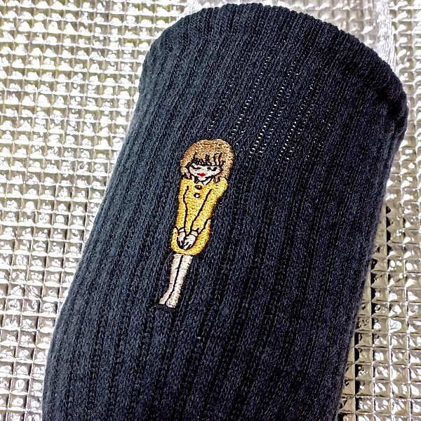 履き心地 ハーフ丈チャコール サウンドハウスお姉さん靴下 その2