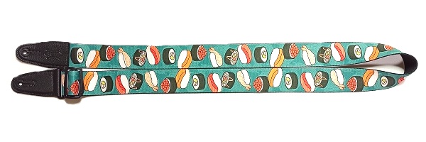 寸法 LEVY'S ( レヴィース ) MP2TG-001 Sushi 寿司柄ギターストラップ 最長設定