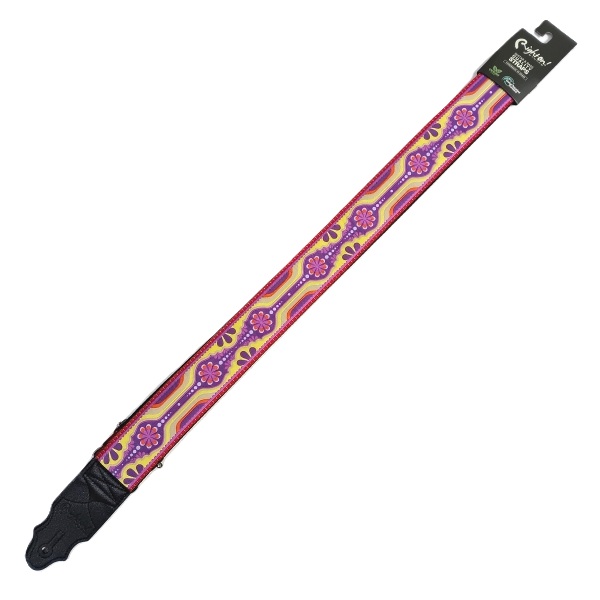 外観 RightON!STRAPS LAUREL ギターストラップ 全体図