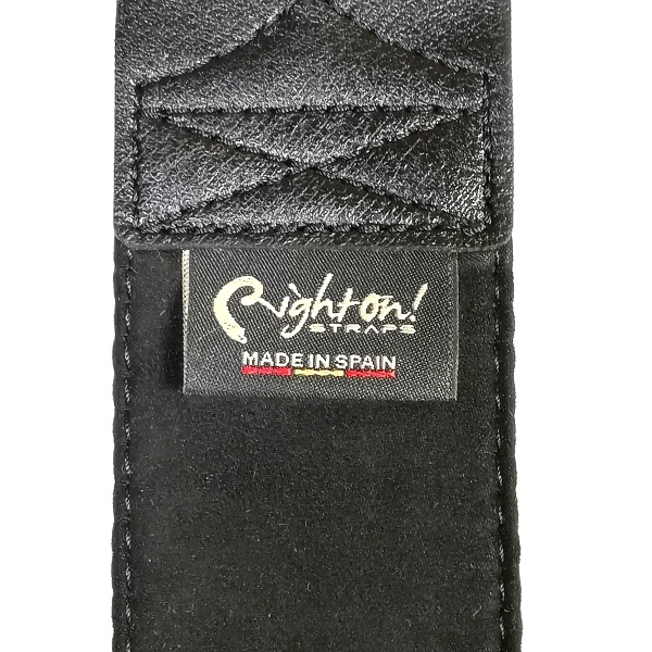 製造国 RightON!STRAPS LAUREL ギターストラップ 本体タグ