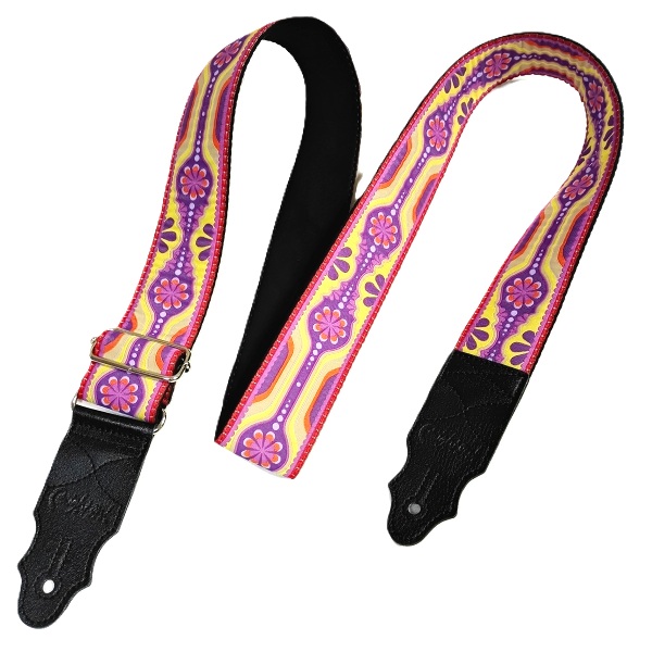 デザイン RightON!STRAPS LAUREL ギターストラップ 視覚効果