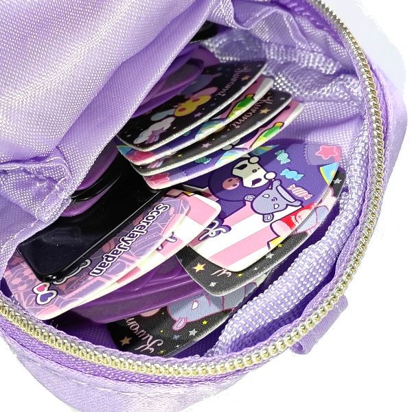 【サンリオ】クロミのカラビナ付きポーチがギターピックケースに最適！【私は楽器部品に堕ちました 第8堕】 _ ギターいじリストのおうち