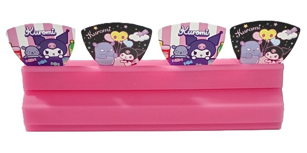 Scorelay Japan (スコアレイジャパン) クロミ ピック（サンリオ）RIVER FORD PH-12にピックを4枚セットした画像 正面アングル