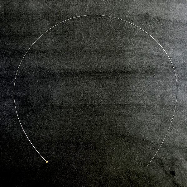 Aria Pro II (アリアプロツー) AGS-8001XL(.009P) 1弦バラ弦 完全に伸ばした状態