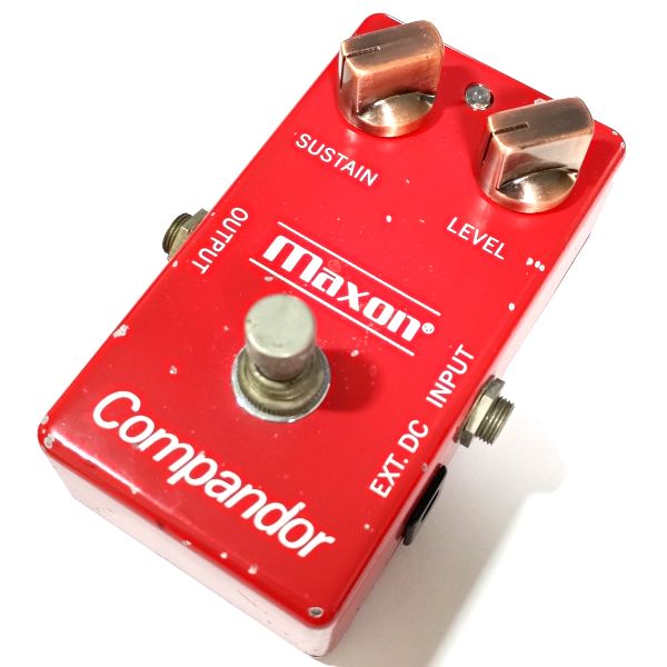 uxcell Fulltone スタイルノブを装着したMaxon Compandor 全体図